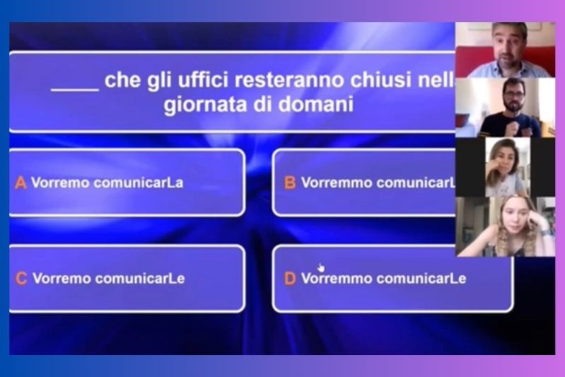 studiare italiano online: la forrma di cortesia